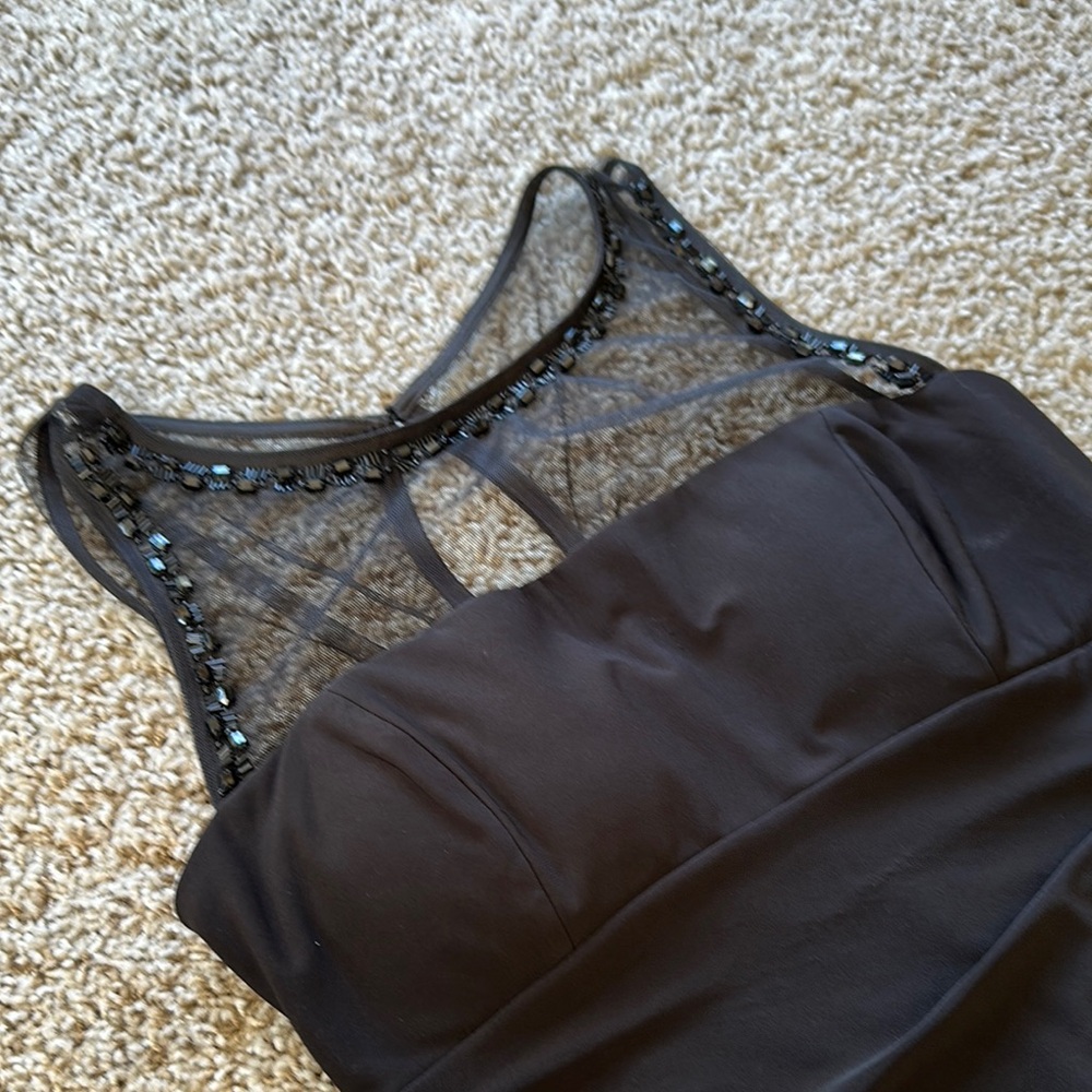 Beaded Black Ruched Halter Cocktail Dress New Year’s party cruise classic